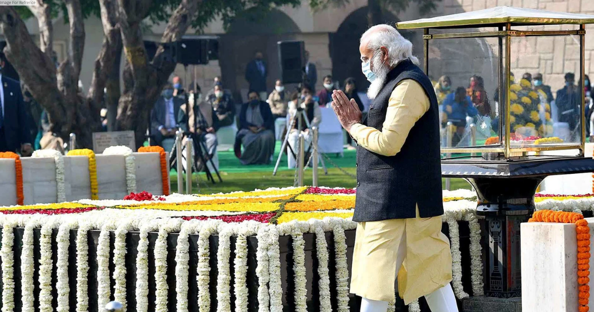 PM Modi attends prayer meet at Gandhi Smriti on Mahatma's death anniversary